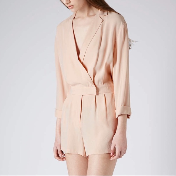 topshop pink playsuit